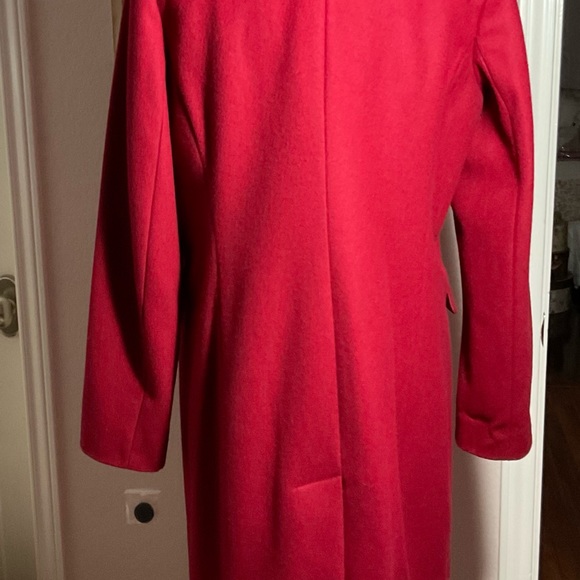 NWT SAM EDELMAN DEEP RED COAT. SIZE LARGE. $220 - Picture 7 of 9
